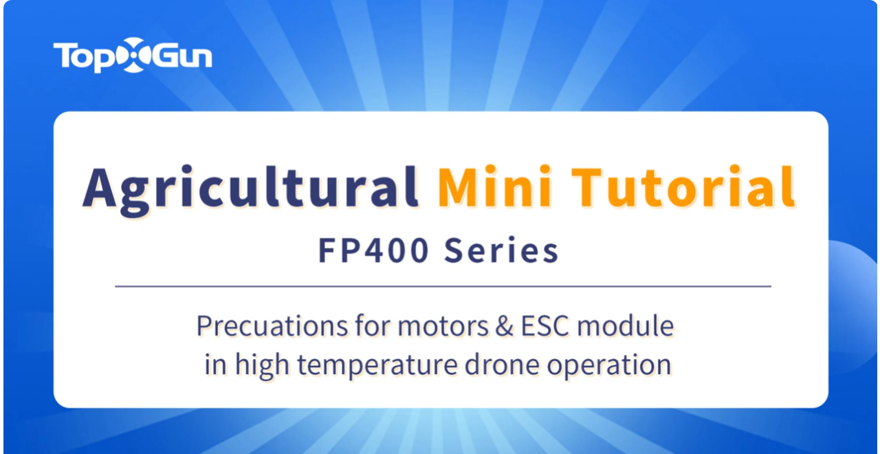 Tutorial Topxgun | Precauciones para motores de drones y ESC en funcionamiento a alta temperatura