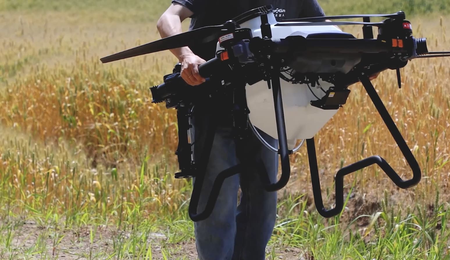 Compact drone design, easy for a single person to carry