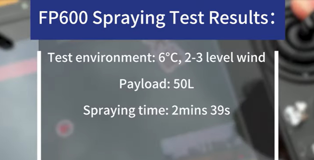 Topxgun Spraying Flow Rate Actual Test FP600 Agricultural Drone Caudal de Pulverización