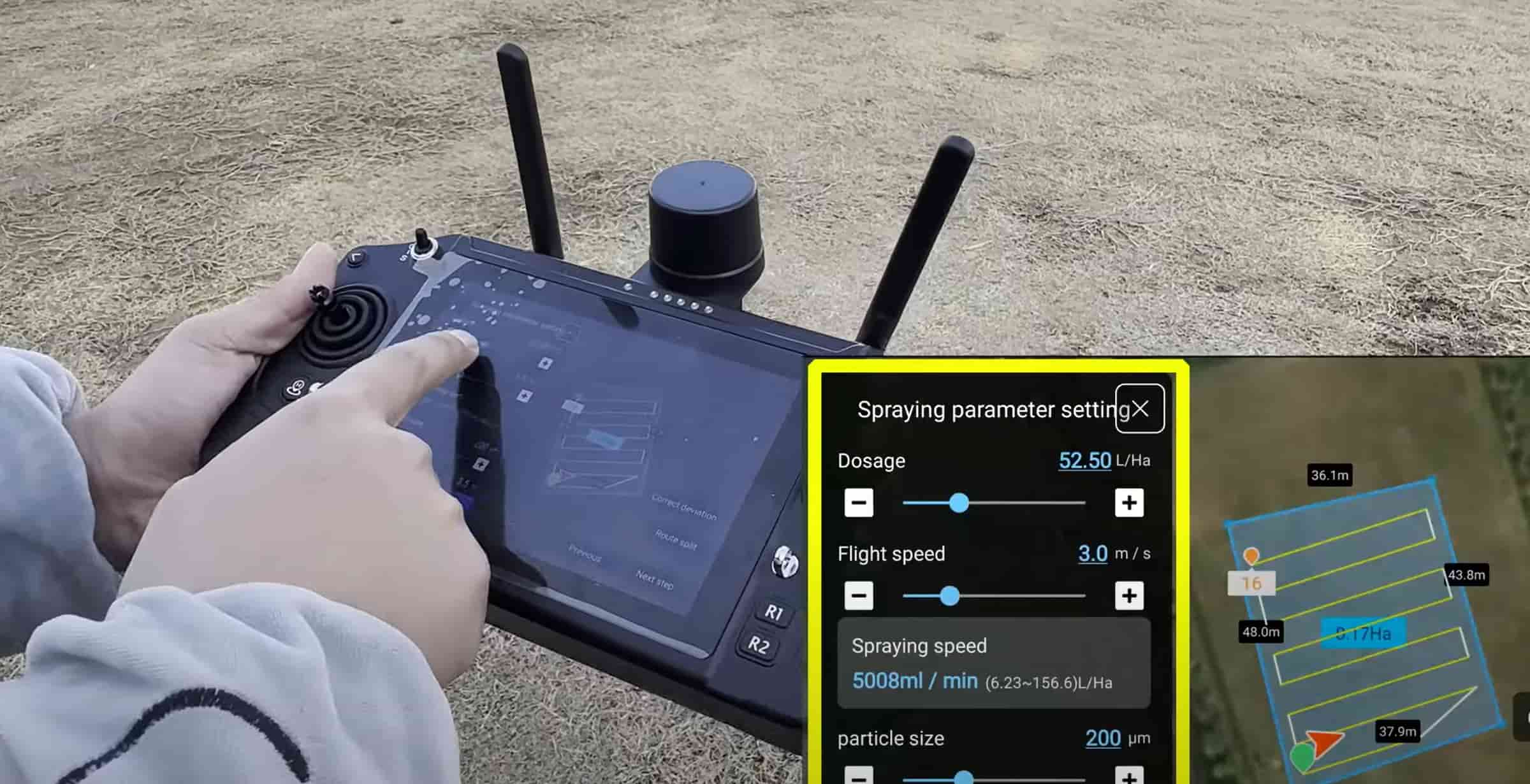 Topxgun Tutorial | FP500 Agricultural Drone Fully Autonomous Operation