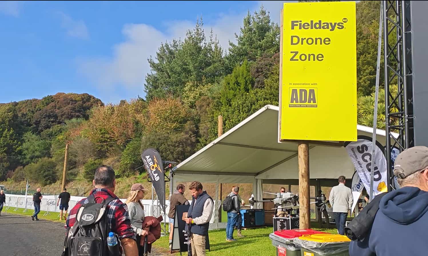 Las soluciones de drones agrícolas TopXGun se presentaron en Fieldays 2025 en Nueva Zelanda.