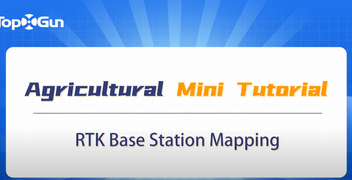 Tutorial de Topxgun | Mapeo de estaciones base RTK