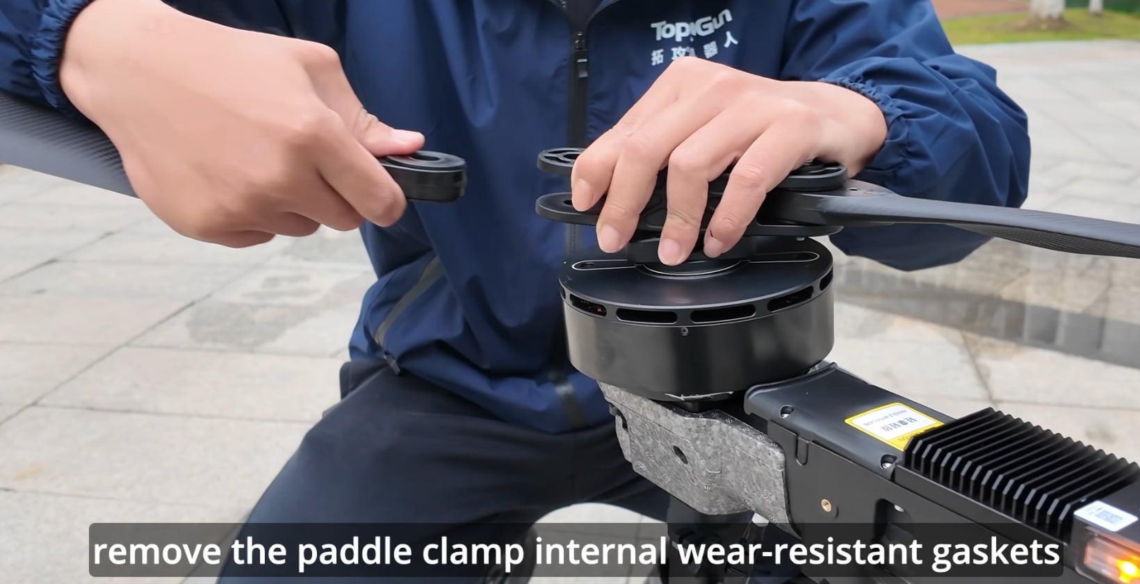Remove the clamp screws